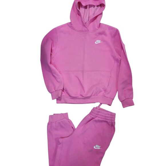 Nike Sportswear Club Fleece Pullover Hoodie & Joggers Set - Picture 1 of 5